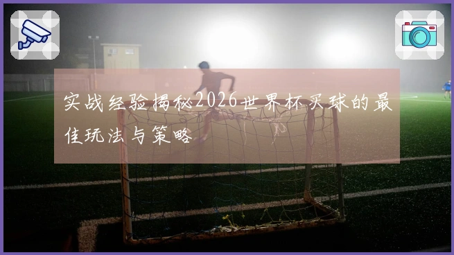 实战经验揭秘2026世界杯买球的最佳玩法与策略